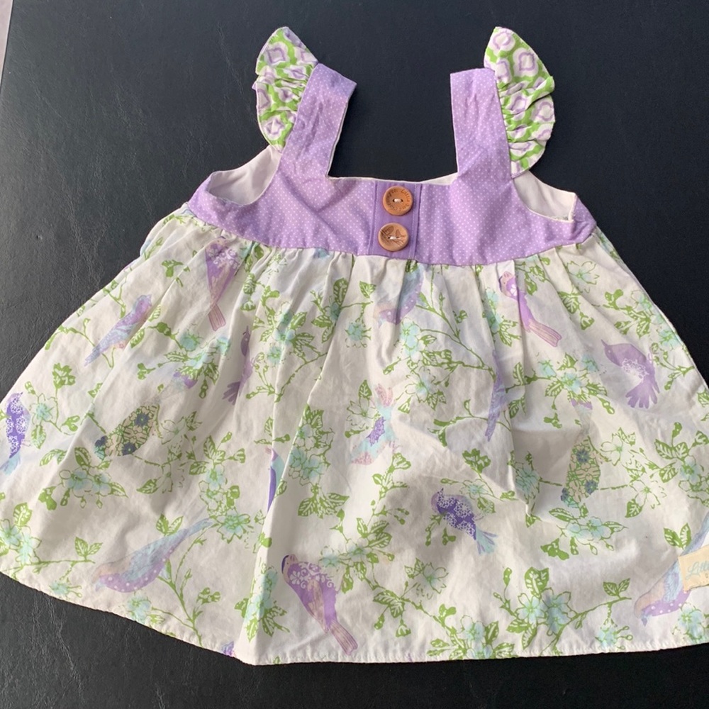 Spring time purple bird dress.  Little Bird name brand size 3T